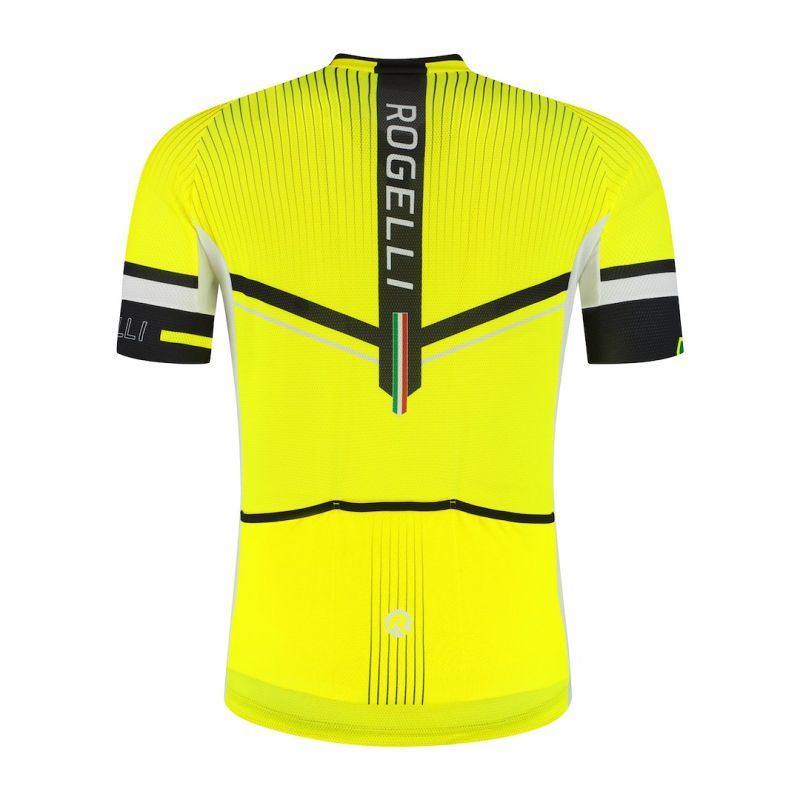Rogelli Gara Mostro II Jersey, Yellow, 4XL sárga kerékpáros ruha SIRS1000000.500.4XL