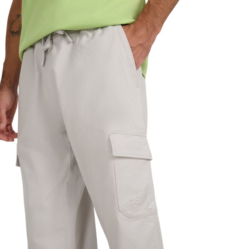 4f Men's trousers CAS M1210 cool light gray 4FWAW25TTROM1210 27S Ruházat