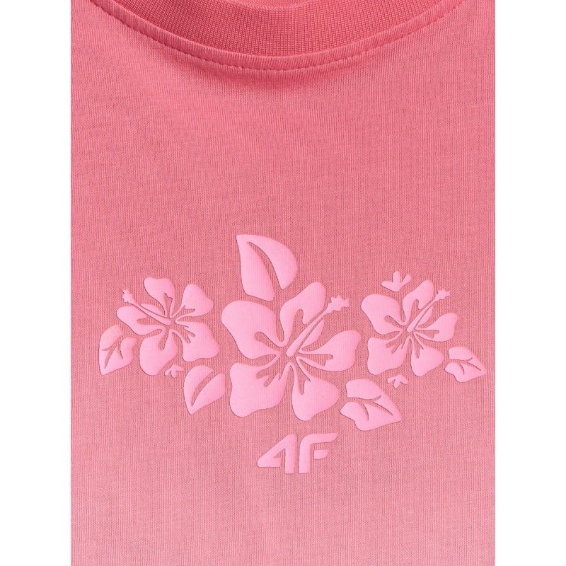 4F Girls' loose T-shirt with print 158/164 ruházat 4FJRSS26TTSHF4186-90A