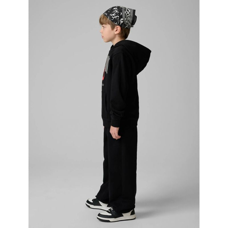 Boy's regular hooded sweatshirt 4F 4FJRSS26TSWSM2904-20S kapucnis pulóver