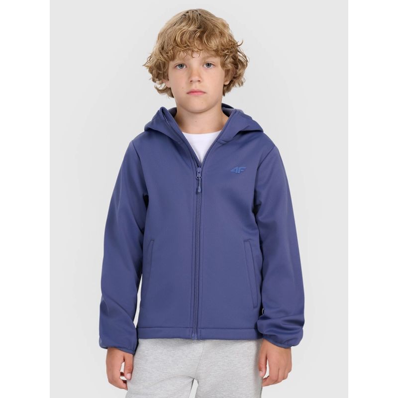 Softshell jacket, windproof membrane 5000, boys 4F 4FJRAW25TSOFM516-32S kabát