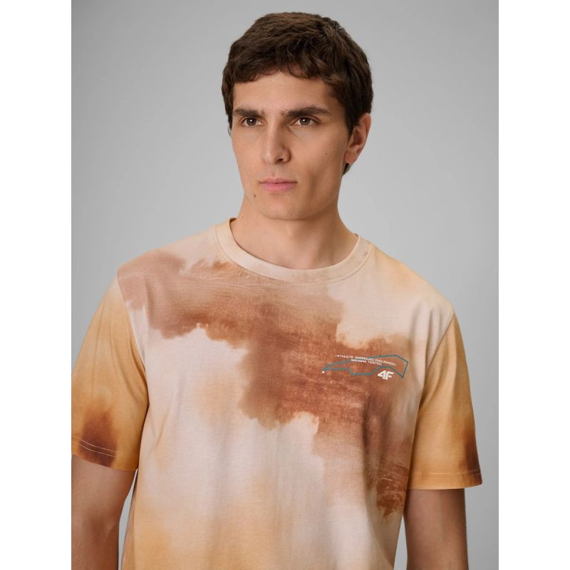 4F Men's regular printed T-shirt férfi póló 4FRSS26TTSHM4237-83A