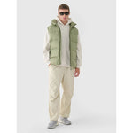 Men's down vest with natural filling 4F 4FWAW24TVJAM148-43S mellény