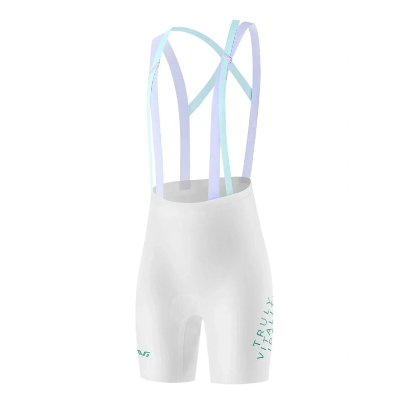 Rockbros TVI Women's Cycling with Bib and Pad Size L - White l \ biały rövidnadrág 20210017008-211707