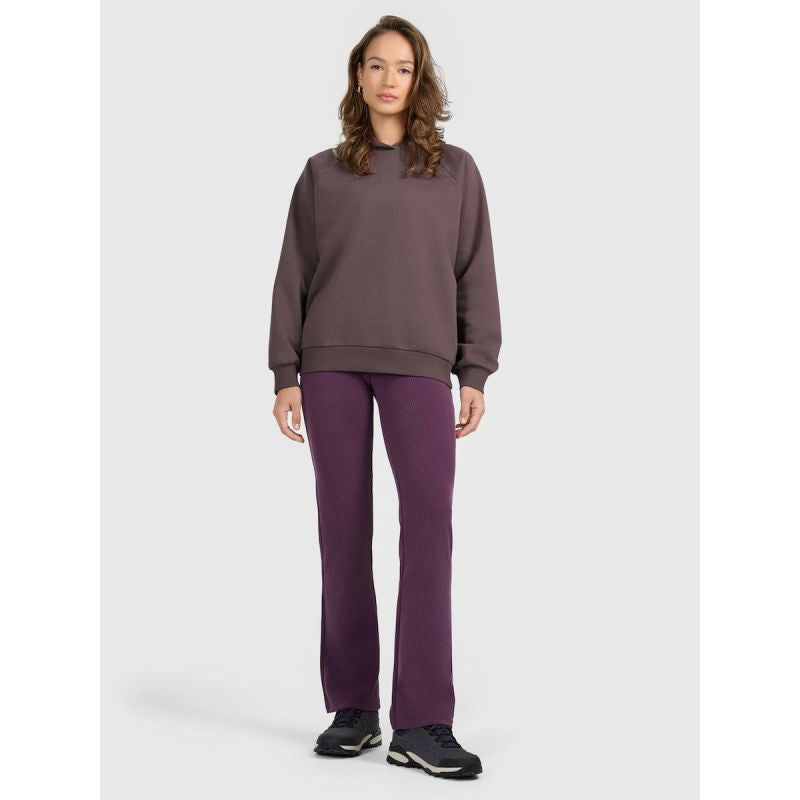 Women's sweatshirt with hood, open, 4F