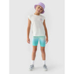 Girls' printed top 4F 4FJRSS24TTSHF2052-11S póló