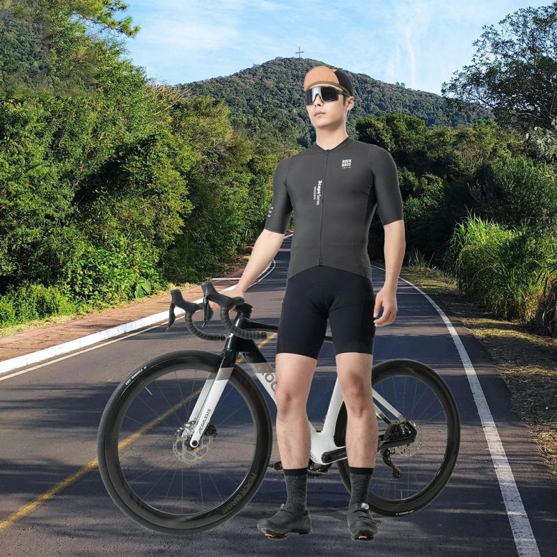 Rockbros 490025001 ROAD TO SKY Cycling Socks 36-38 cm - Black 36-38 cm \ czarny ruházat