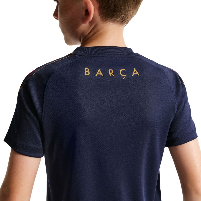 Nike FC Barcelona Strike Kids T-Shirt Navy Blue and bordó ruházat II3237401