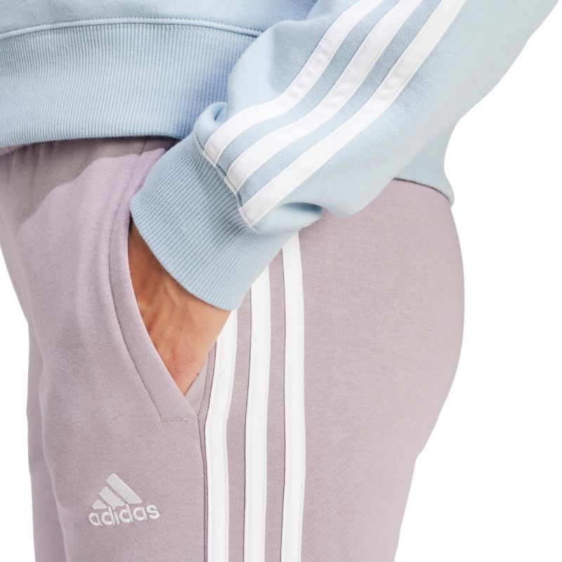 adidas Essentials 3-Stripes Fleece W IR5403 pants Polár pulóver