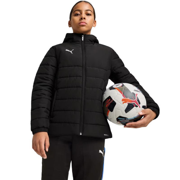 Puma Team Additions Padded Hooded Kids Jacket Black 659738 03 Ruházat