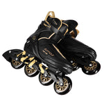 Nils Extreme Armour Black And Gold Roller Skates Size 42 arany görkorcsolya