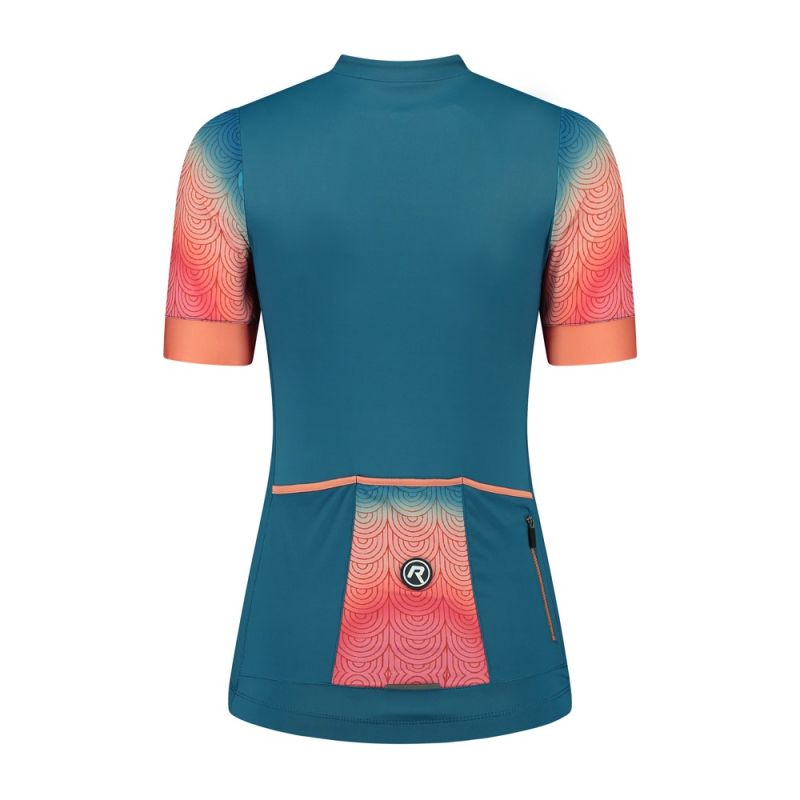 Rogelli WAVES women's t-shirt blue- korall póló