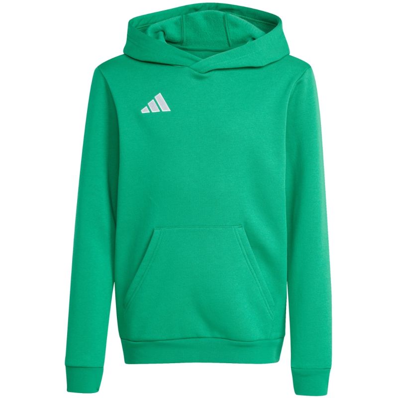 Adidas Entrada 26 Hoody green JZ6563 kids' sweatshirt 104cm kapucnis pulóver