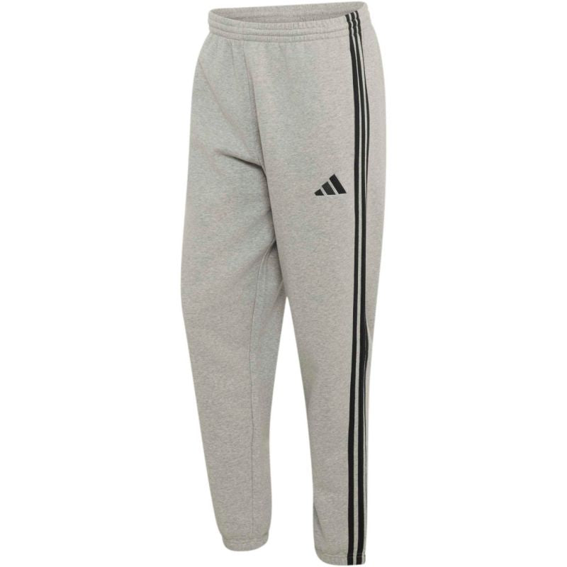 Adidas Men's Essentials 3-Stripes Fleece Tapered Cuffed szürke nadrág KY4127