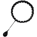 Enero Hula Hoop with Massager and Weights, Black, Energo Fit fekete training equipment
