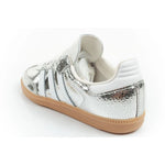 Adidas women's sports shoes Samba OG silver sneakers fashionable leather szürke sportszár