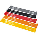 Pure 2 Improve Set Of Fitness Crossfit Mini Bands 5 Pcs fekete sets