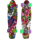 Enero Plastic Skateboard 22 Inches Graffiti Led skateboards