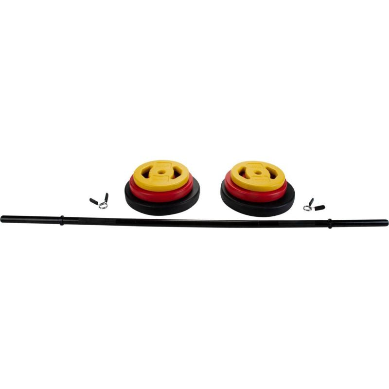 Pure 2 Improve Composite Folding Barbell 20kg 130cm fekete training equipment