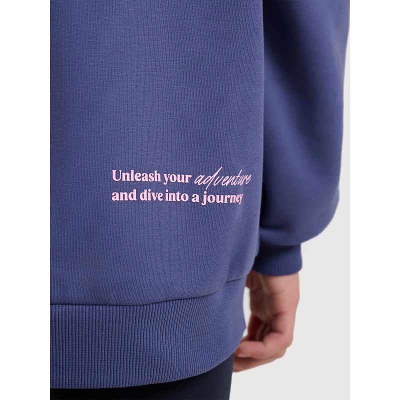 4f Oversized sweatshirt without a hood for girls 4FJRAW25TSWSF2428-33S Egyéb