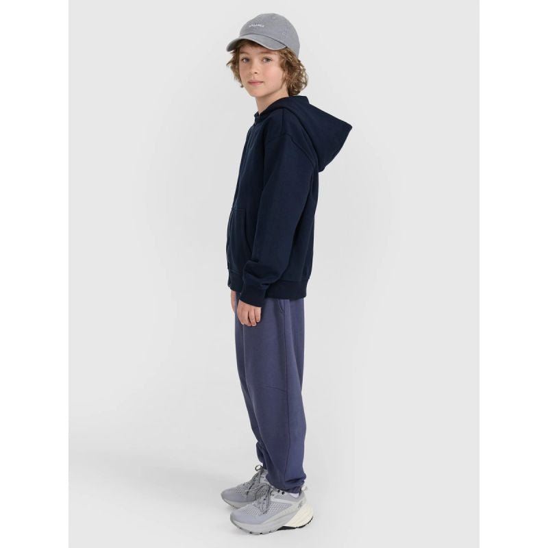 Boy's zip-up hooded sweatshirt 4F 4FJRMM00TSWSM2481-31S kapucnis pulóver