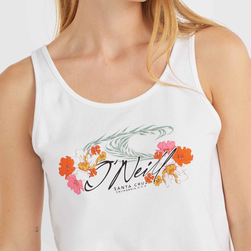 O'Neill Luana Graphic Tank Top W fehér póló