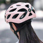 Rockbros Bike Helmet with Visor, Detachable UV Goggles, Detachable Visor, Unisex - Pink rózsaszín kiegészítő 304004-189135