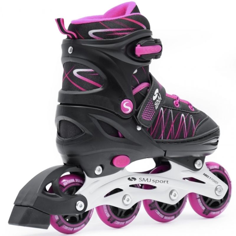 SMJ UT 103 Lea 2in1 roller skates fekete görkorcsolya