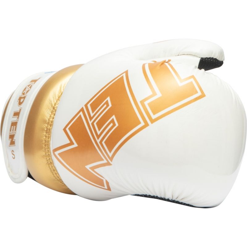 TOP TEN ROTT "GLOSSY BLOCK" Open Gloves jasnoniebieski+xs kesztyű