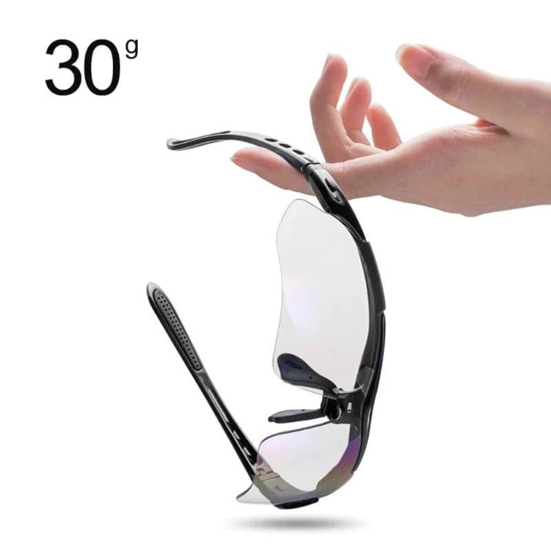 Rockbros 10141 photochromic UV400 cycling glasses - red czerwony glasses, training equipment