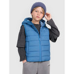 Boy's down vest with synthetic filling 4F 4FJRAW25TVJAM324-32S kabát