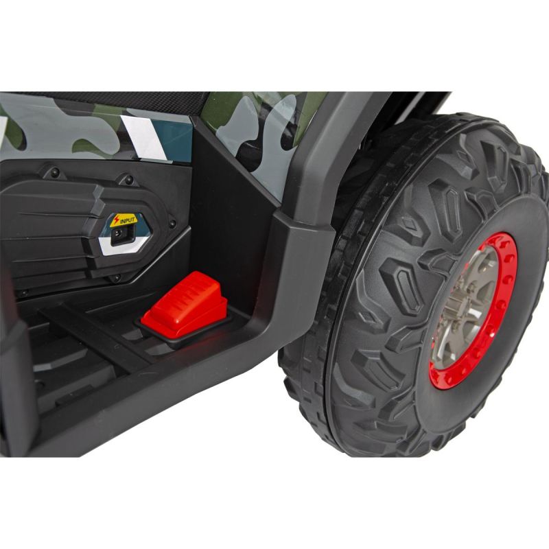 Enero Battery-Powered Quad Car Traper Military toys