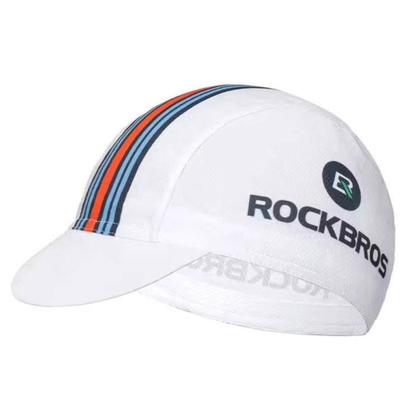 Rockbros cycling cap with a peak - white