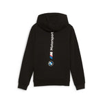Puma BMW MMS Kids Kangaroo Hoodie fekete kapucnis pulóver