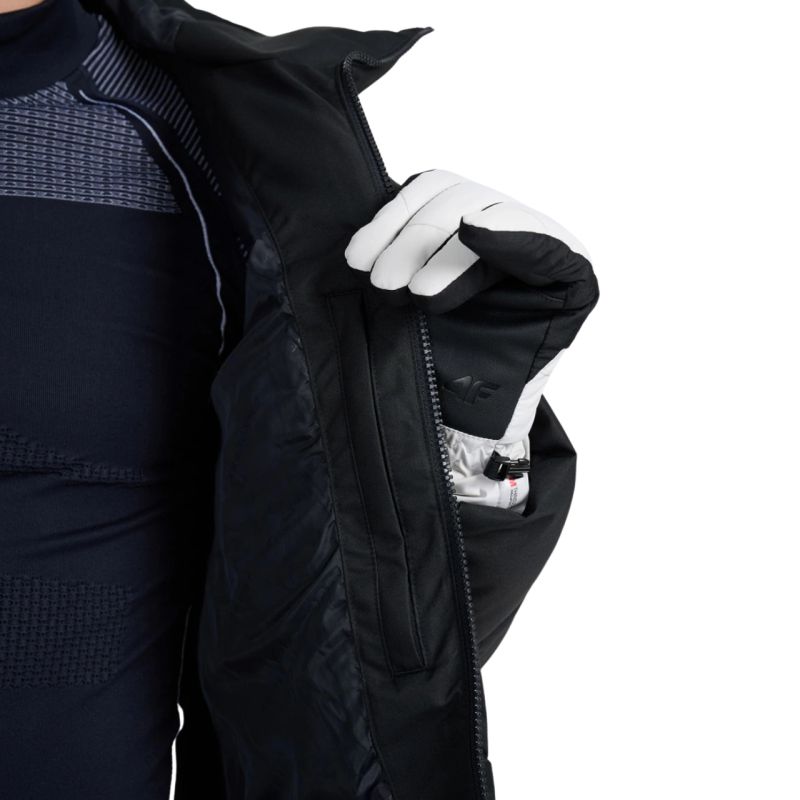 Men's ski 4F M0788 deep 4FWAW25TTJAM0788 20S fekete kabát