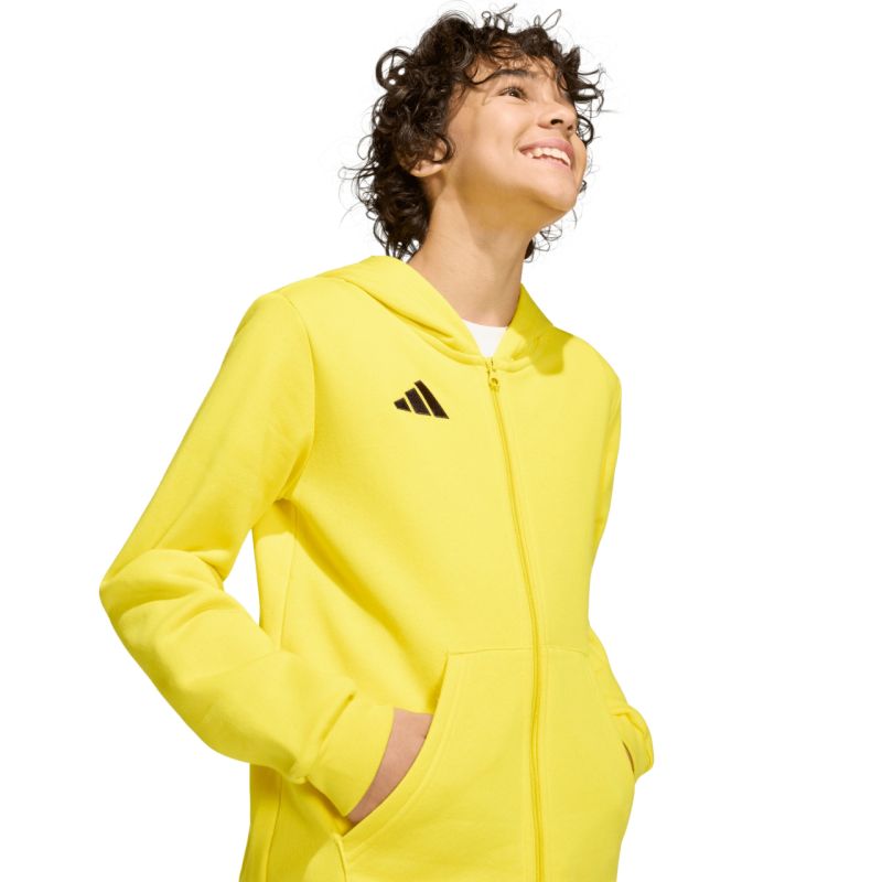 Adidas Entrada 26 Full Zip Hoodie Yellow sárga pulóver