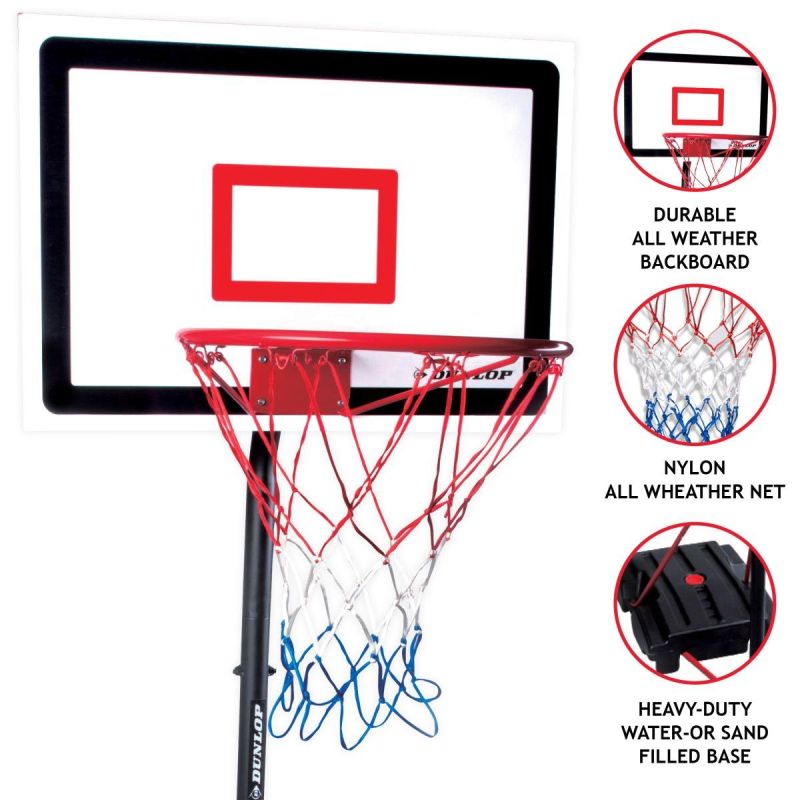Dunlop Adjustable Basketball Set 1.65-2.05m 3in1 készlet GSP-228730