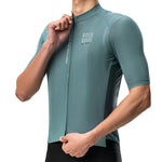 Rockbros 15120014018 ROAD TO SKY men's cycling jersey, short sleeve, L - gray-blue l \ niebieski póló