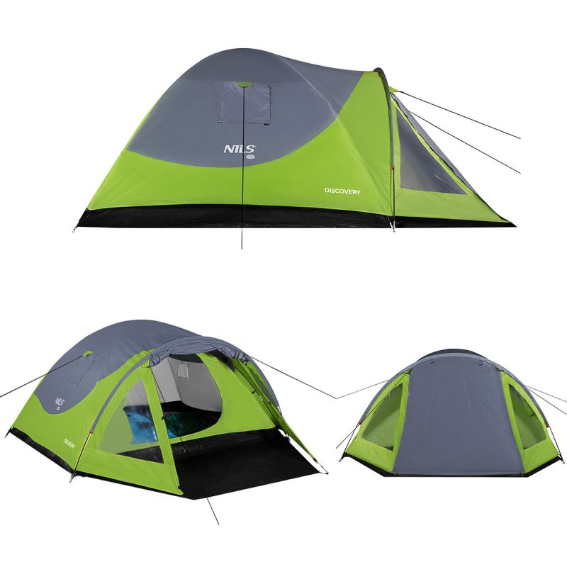 Nc6006 Green-Grey Discovery Nils Camp Tent szürke hátizsák