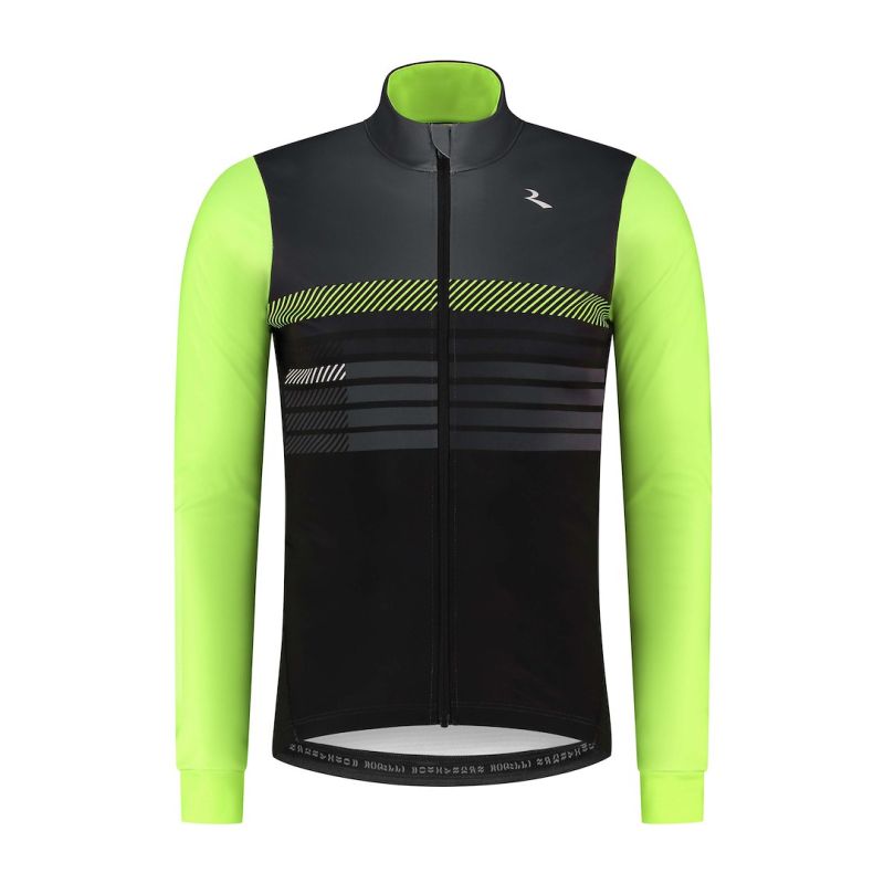 Rogelli winter jacket STRYDE fluor kötött sapka SIRC1100006.050.S