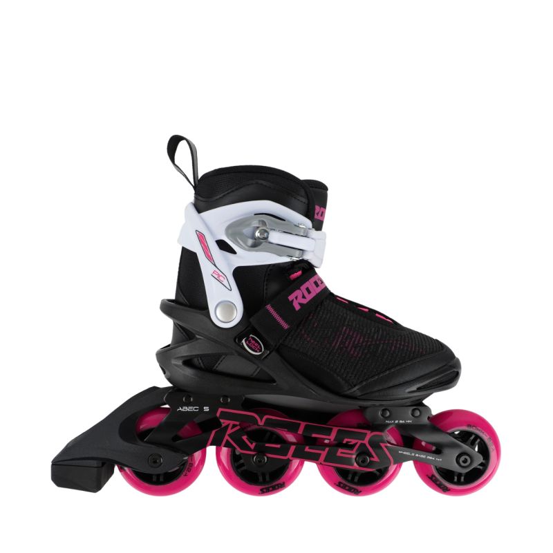 Roces Pic X roller skates black and 400911 rózsaszín utcai cipő