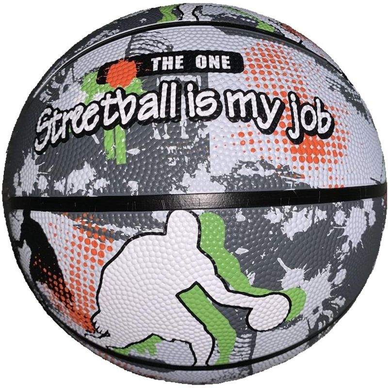 Enero Solid Basketball Size 7 Grey-White fehér labda