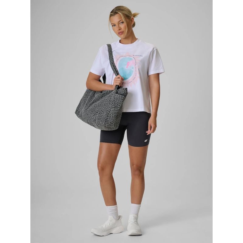4F Women's printed T-shirt ruházat 4FRSS26TTSHF4536-10S