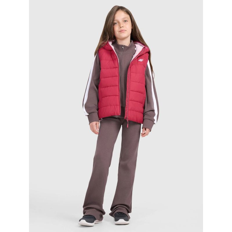 4f Girls' down vest with synthetic filling 4FJRAW25TVJAF322-54S Kiegészítő