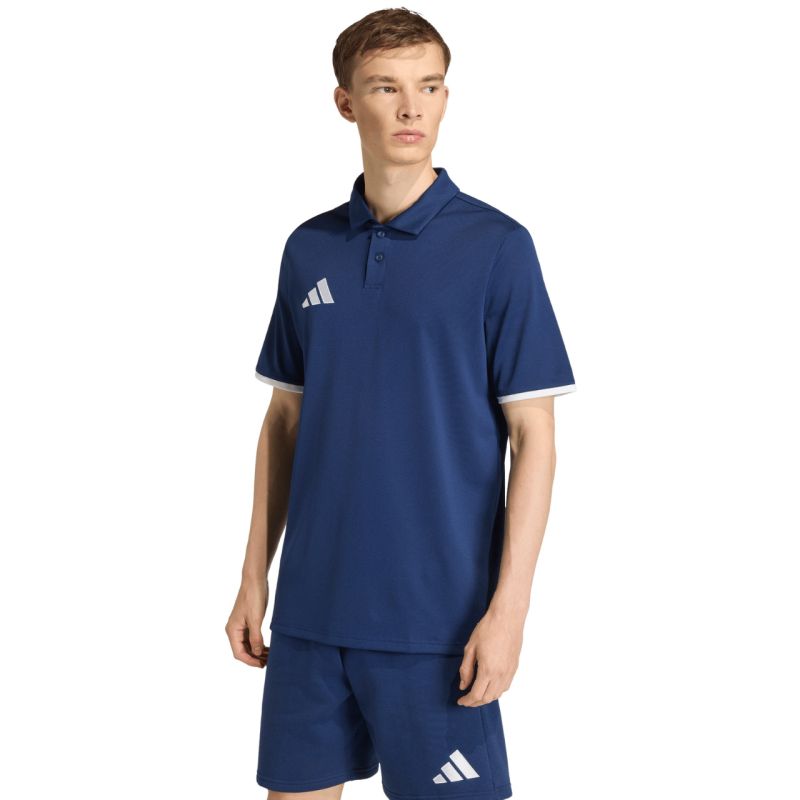 Men's adidas Entrada 26 T-shirt navy blue JZ6663 sötétkék póló