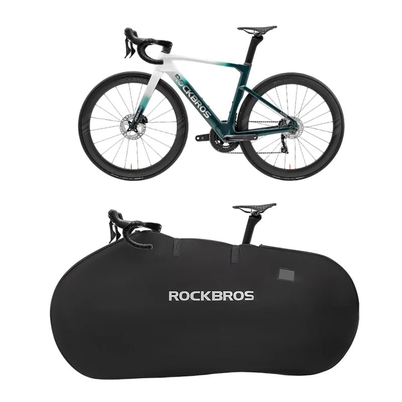 Rockbros D002 Elastic Carrying Case for 26" Road and Mountain Bikes - Black fekete táska