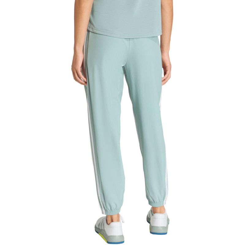 adidas Workout Essentials 3-Stripes Woven Women's Pants Mint