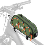 Rockbros 30120045001 ROAD TO SKY bicycle for the top frame tube, waterproof, 0.7L - green zielony táska