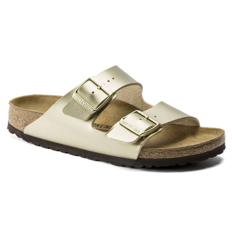 Birkenstock Arizona Birko-Flor Gold Women's Slides Regular Wide (1016110) cipő