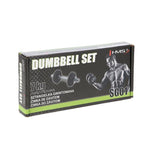 HMS Threaded dumbbell SG01 7 kg fekete edzőfelszerelés 17-59-123
